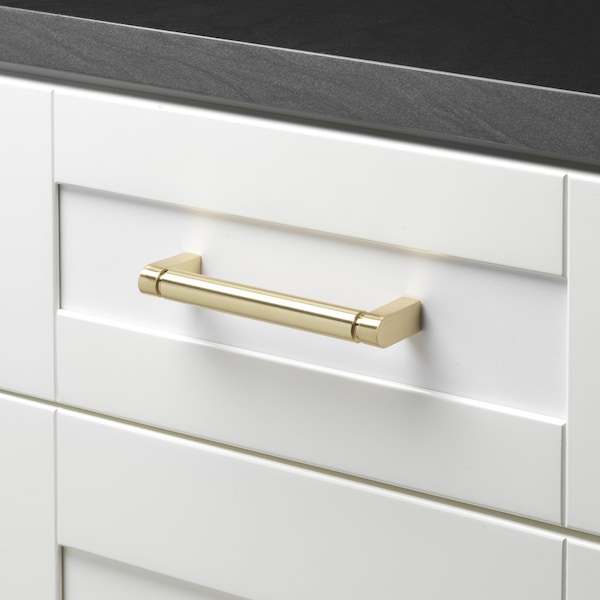 Gliderite Hardware 6-1/4 in. Center to Center Smooth Bar Pull - 4787-160-CHPG, 5PK - 4787-160-CHPG-5