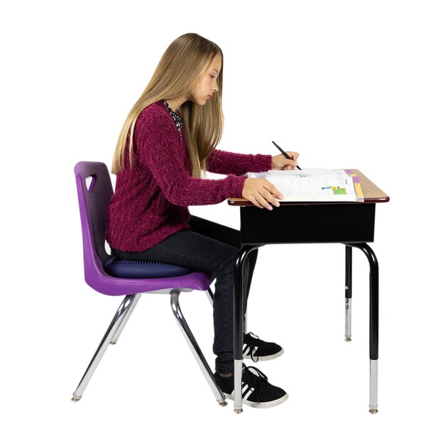 Bouncybands Portable Wiggle Seat Sensory Cushion, Blue - WSHABU