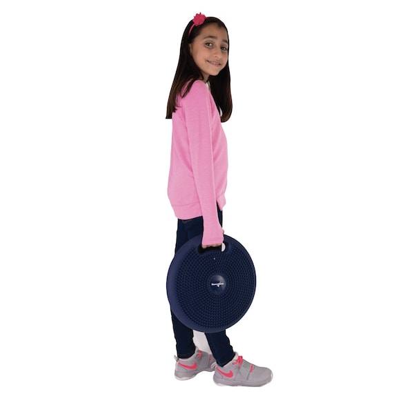 Bouncybands Portable Wiggle Seat Sensory Cushion, Blue - WSHABU