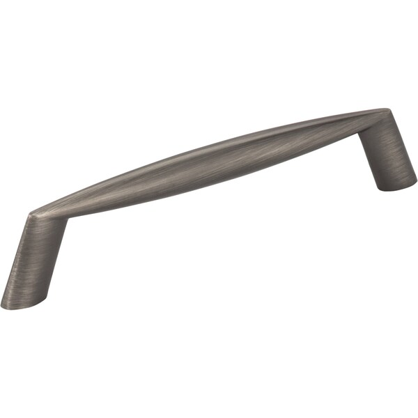 Elements By Hardware Resources 128 mm Center-to-Center Brushed Pewter Zachary Cabinet Pull - 988-128BNBDL