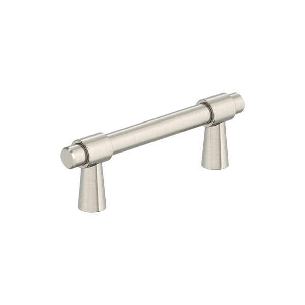 Amerock Destine 3 inch 76mm Center-to-Center Satin Nickel Cabinet Pull - BP37370G10