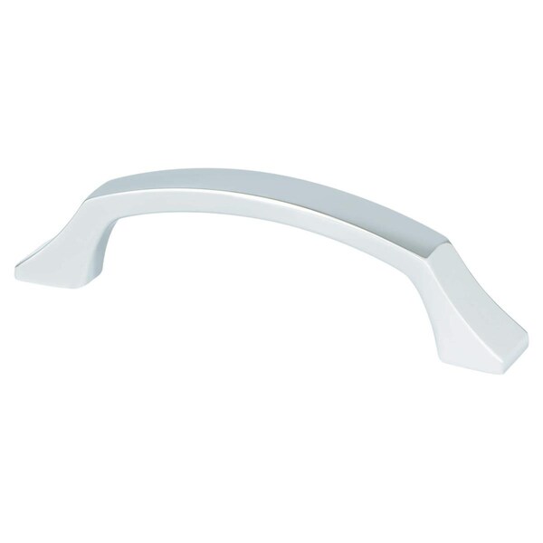 Berenson 96 mm CC Century Edge Pull with Polished Chrome - 1208-1026-P