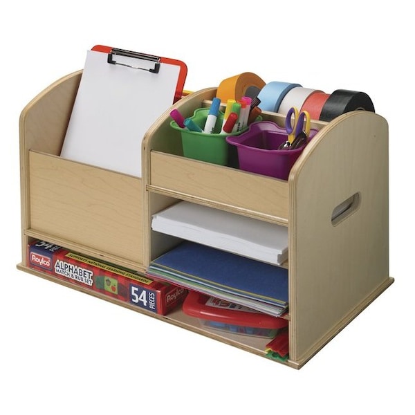 Childcraft Tabletop Writing Supplies Center, 21-1/4 x 12 x 12-3/8 Inches - 1491255