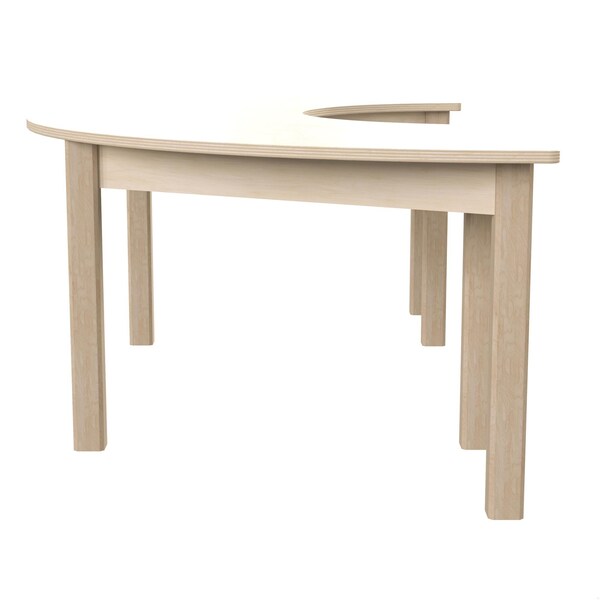 Flash Furniture 29.5 in W, 59 in L, 18 in H, Beechwood, Birch Plywood, Beech - MK-ME088014-GG