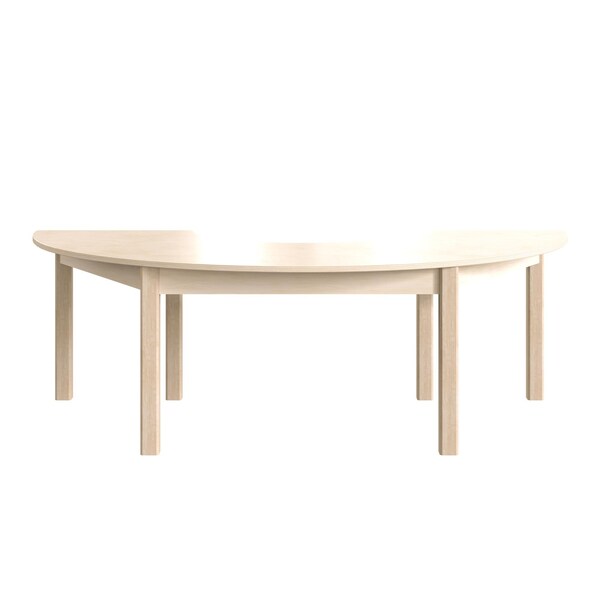 Flash Furniture 29.5 in W, 59 in L, 18 in H, Beechwood, Birch Plywood, Beech - MK-ME088014-GG