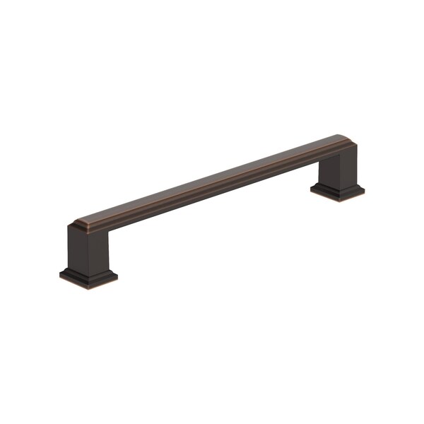 Amerock Appoint 6-5/16 inch 160mm Center-to-Center Oil Rubbed Bronze Cabinet Pull - BP37360ORB