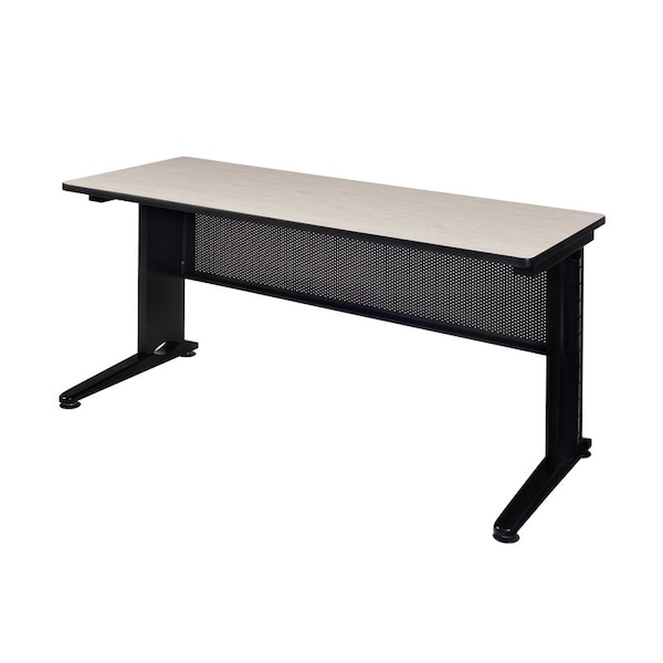 Fusion Rectangle Tables > Training Tables > Fusion Training Tables, 72 W, 24 L, 29 H, Wood|Metal Top - MFTT7224PL