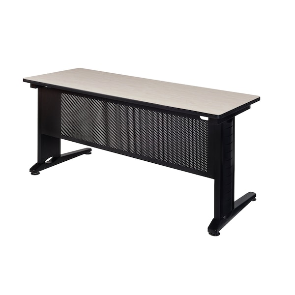 Fusion Rectangle Tables > Training Tables > Fusion Training Tables, 72 W, 24 L, 29 H, Wood|Metal Top - MFTT7224PL