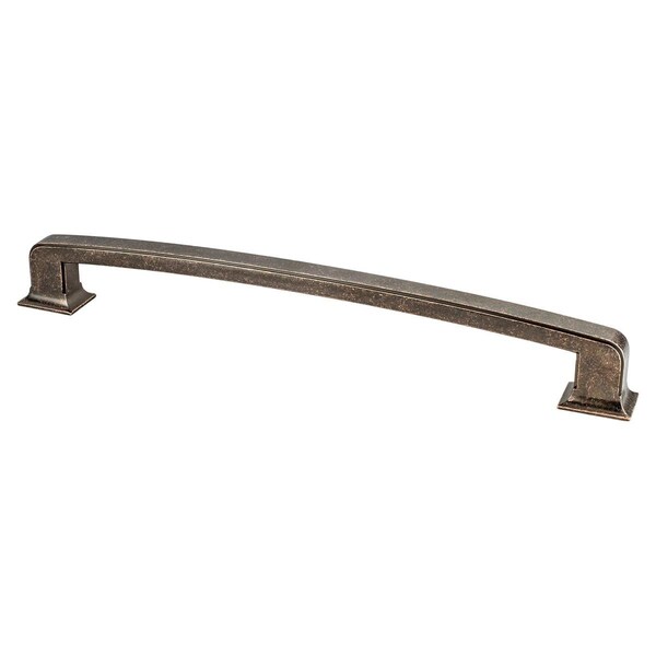 Berenson 12 in. CC Hearthstone Appliance Pull with Weathered Verona Bronze - 2037-1WVB-P