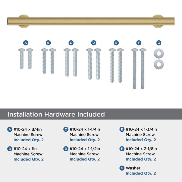 Amerock Everett 12 inch 305mm Center-to-Center Champagne Bronze Appliance Pull - BP37110CZ