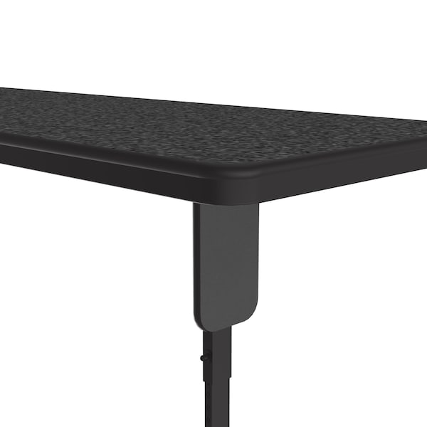 Correll Rectangle Panel Leg Adjustable Height Folding Seminar Training Table, 24" W, 72" L, 29" H - SPA2496PX-07