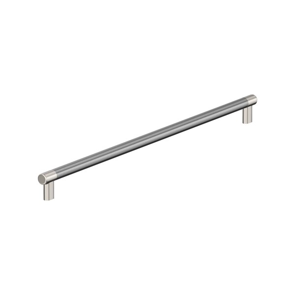 Amerock Esquire 24 inch 610mm Center-to-Center Polished Nickel/Stainless Steel Appliance Pull - BP54042PNSS