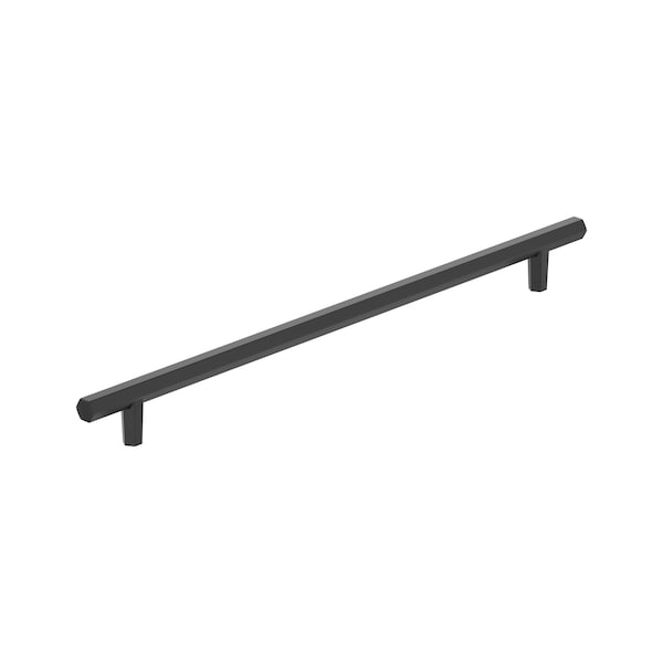 Amerock Caliber 18 inch 457mm Center-to-Center Matte Black Appliance Pull - BP36961FB