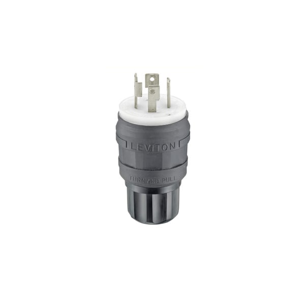 Leviton Electrical Plugs L16-30P Wetguard Plug Blk - 28W76-B