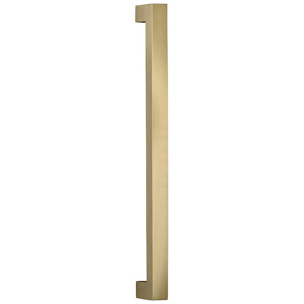 Omnia Square Modern Appliance Door Pull Bright Chrome 12" Center to Center - 9025P/305.26