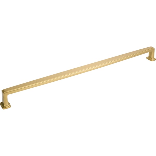 Jeffrey Alexander 18 CentertoCenter Brushed Gold Richard Appliance Handle, PR - 171-18BG