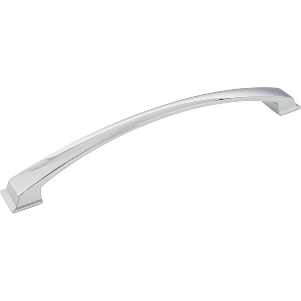 Jeffrey Alexander 12" Center-to-Center Polished Chrome Arched Roman Appliance Handle - 944-12PC