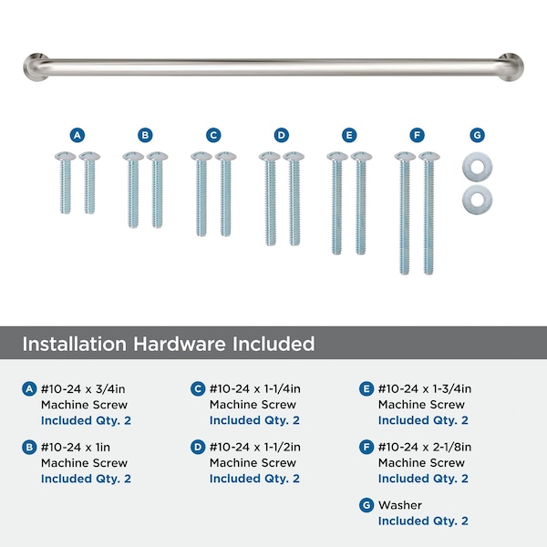 Amerock Factor 18 inch 457mm Center-to-Center Satin Nickel Appliance Pull - BP36967G10