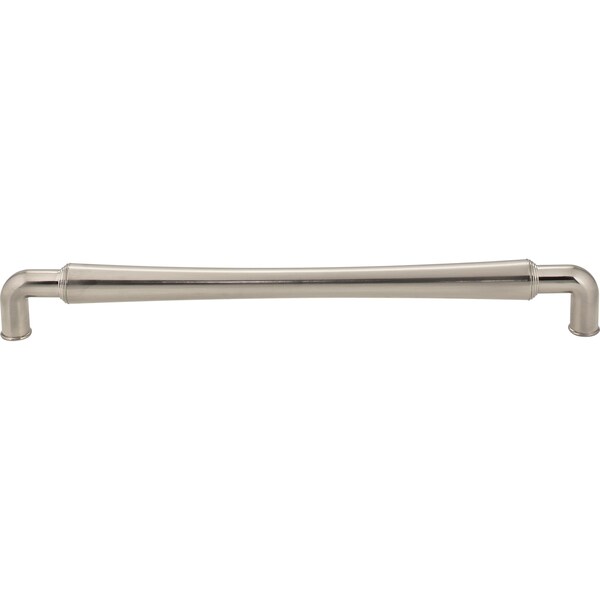 Jeffrey Alexander 12" Center-to-Center Satin Nickel Barrel Bremen 2 Appliance Handle - 537-12SN