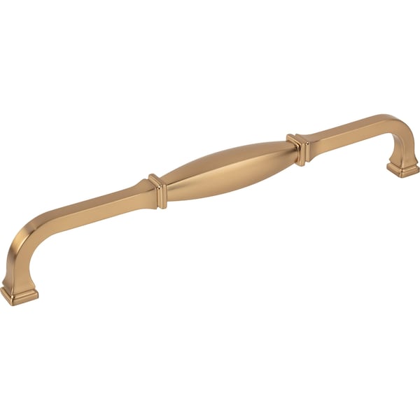 Jeffrey Alexander 18" Center-to-Center Satin Bronze Audrey Appliance Handle - 278-18SBZ