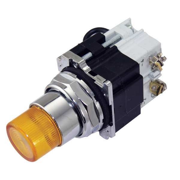 Indicador luminoso Eaton, Presionar, 120VCA, Amarillo - 10250T231NC23