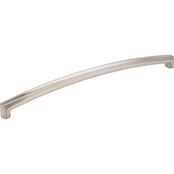 Jeffrey Alexander 12" Center-to-Center Satin Nickel Delgado Appliance Handle - 519-12SN