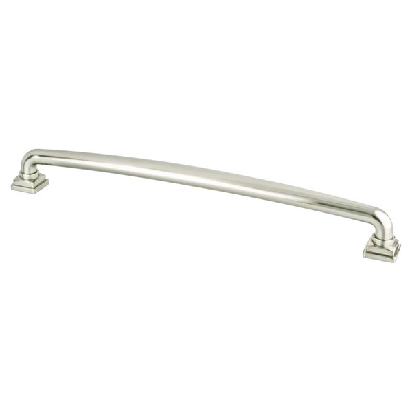 Berenson 12 in. CC Tailored Traditional Appliance Pull with Brushed Nickel - 1302-1BPN-P