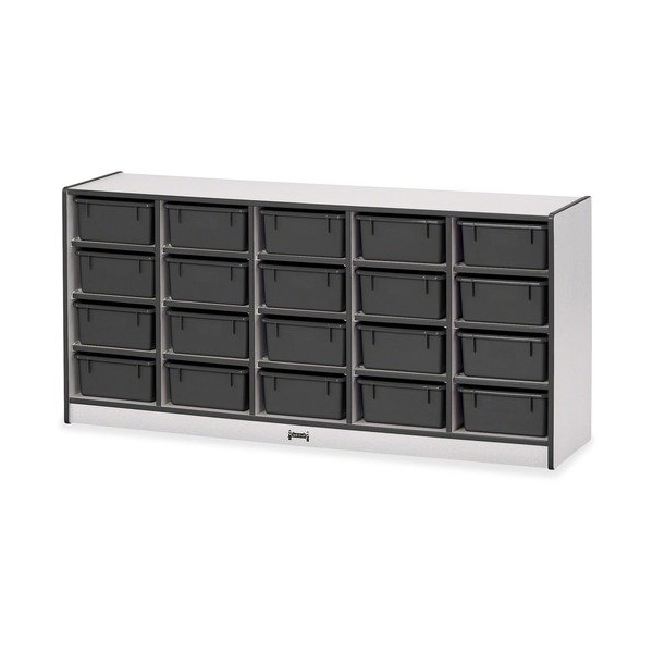 Jonti-Craft STORAGE, 20 TUB, W/BINS, BK - JNT4021JCWW180