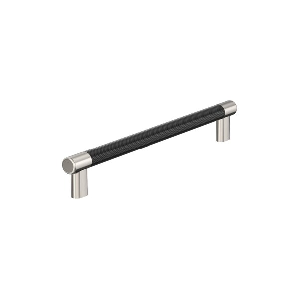 Amerock Esquire 12 inch 305mm Center-to-Center Polished Nickel/Black Bronze Appliance Pull - BP54040PNBBR