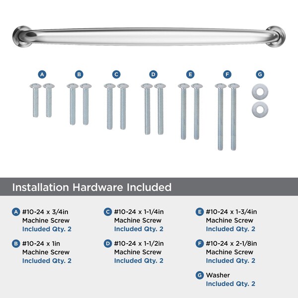Amerock Renown 12 inch 305mm Center-to-Center Polished Chrome Appliance Pull - BP5405526