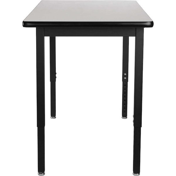 Global Industrial Rectangle Height Adjustable, 72 in W, 30 in L, 22.25 - 37.25 in H - 695751GY