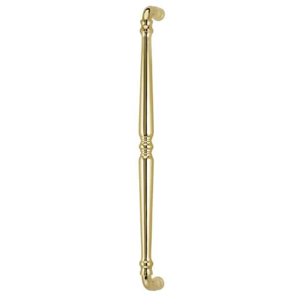 Omnia Center to Center Traditional Appliance Pull Bright Brass 18" - 9030/458.3