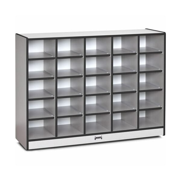 Jonti-Craft CUBBIE, 25 TRAY, NO BINS, BK - JNT0425JCWW180