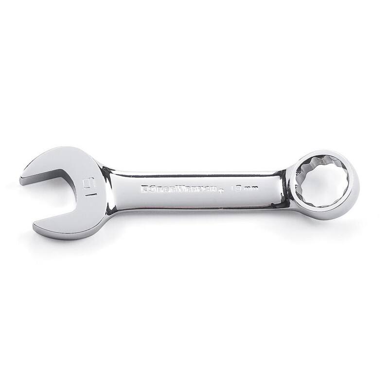 GEARWRENCH 19 mm 12-Point Metric Stubby Combination Wrench - 81643
