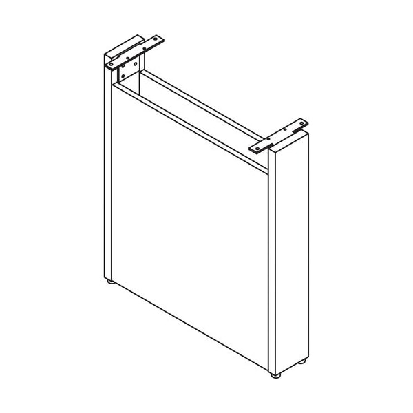 Groupe Lacasse Base, Thermofused Laminate, 24inWx8inDx28inH, Tuscany - LASTNLB0524W