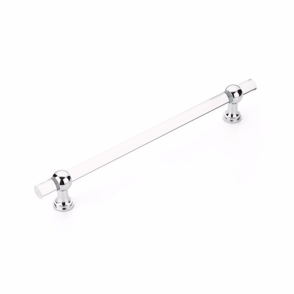 Schaub 12in Center to Center Lumiere Transitional Appliance Pull Polished Chrome Finish - 412-26