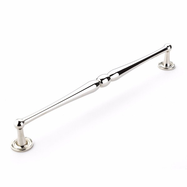 Schaub 15in Center to Center Atherton Knurled Appliance Pull Polished Nickel Finish - 578-PN