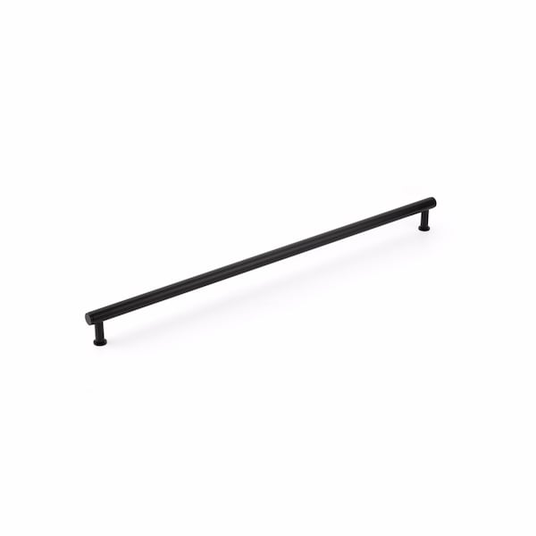 Schaub 24in Center to Center Pub House Appliance Pull Matte Black Finish - 5124A-MB
