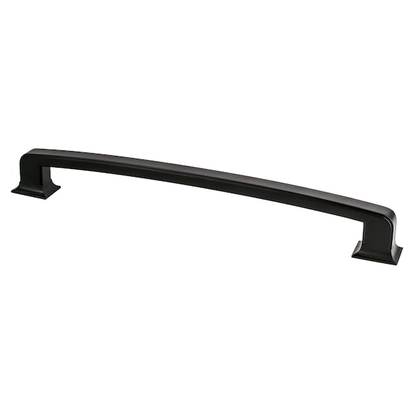 Berenson Hearthstone 12 inch CC Matte Black Appliance Pull - 2038-1055-P