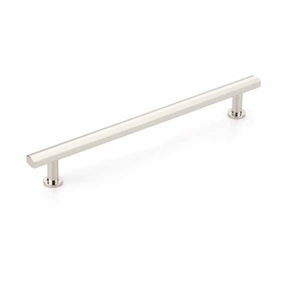 Schaub 12in Center to Center Heathrow Appliance Pull Polished Nickel Finish - 557-PN