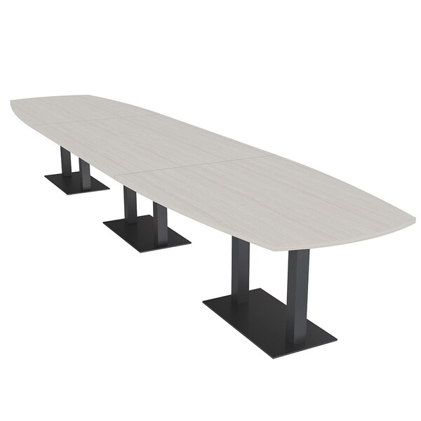 Skutchi Designs Arc Boat 45 in W, 144 in L, Ivory - HAR-ABOT-48X144-DOU.BK-K458