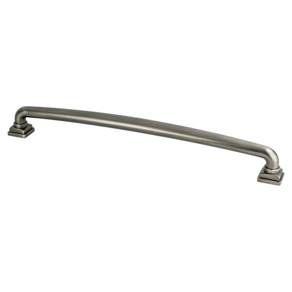 Berenson 12 in. CC Tailored Traditional Appliance Pull with Vintage Nickel - 1307-1VTN-P