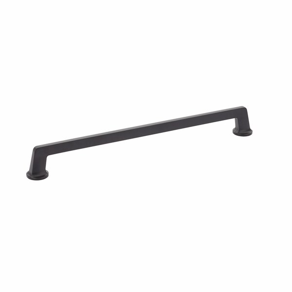 Schaub 15in Center to Center Northport Square Appliance Pull Matte Black Finish - 218-MB