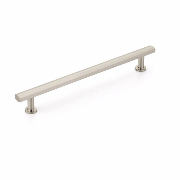 Schaub 12in Center to Center Heathrow Appliance Pull Brushed Nickel Finish - 557-BN