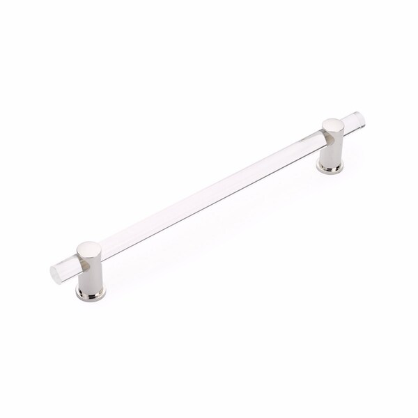 Schaub 12in Center to Center Lumiere Appliance Pull Polished Nickel Finish - 402-PN