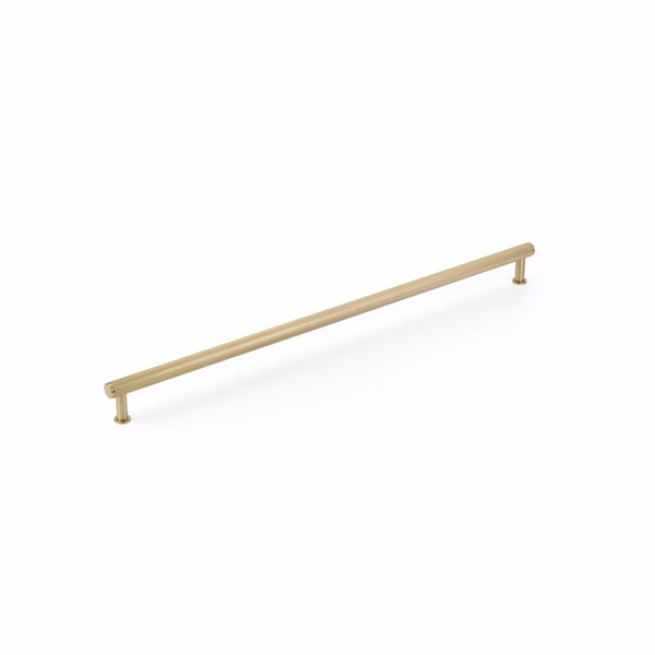 Schaub 24in Center to Center Pub House Knurled Appliance Pull Signature Satin Brass Finish - 5024A-SSB
