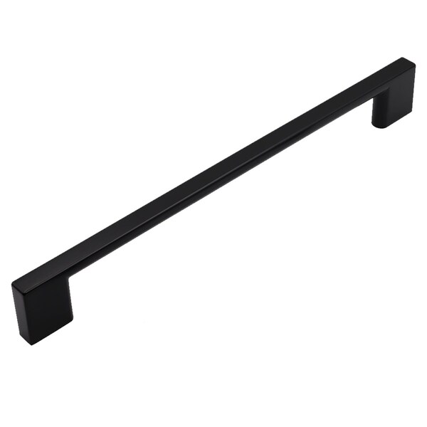 Pride Industrial 12in Center to Center Miami Appliance Pull Matte Black Finish - PA51012BK