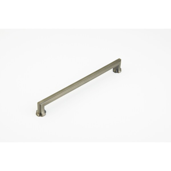 Schaub 12in Center to Center Empire Appliance Pull Antique Nickel Finish - 880-AN