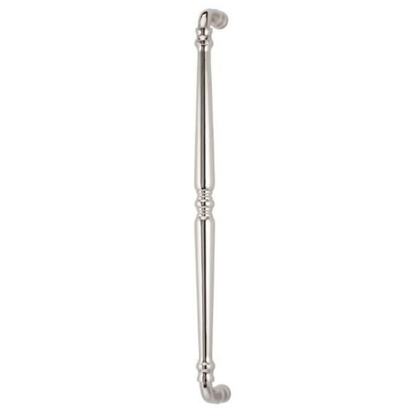Omnia Center to Center Traditional Appliance Pull Bright Nickel 18" - 9030/458.14