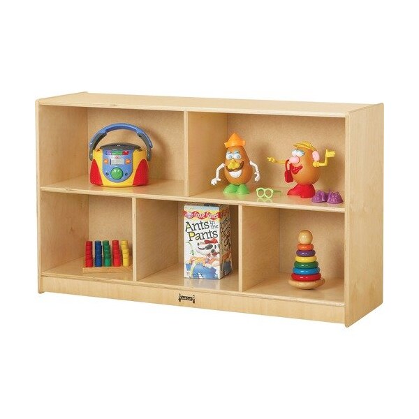 Jonti-Craft JontiCraft 0392JC, LOW SINGLE MOBILE STORAGE UNIT, 48W X 15D X 29.5H, WHITE - JNT0392JC